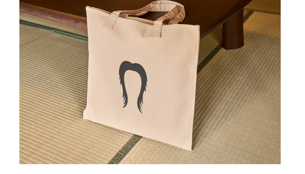 Creative mullet haircut silhouette design for crafting