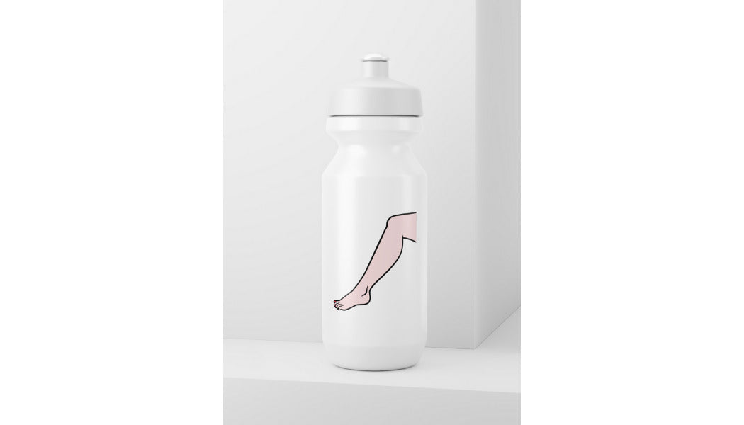 Explore the elegance of a woman's leg in vector format