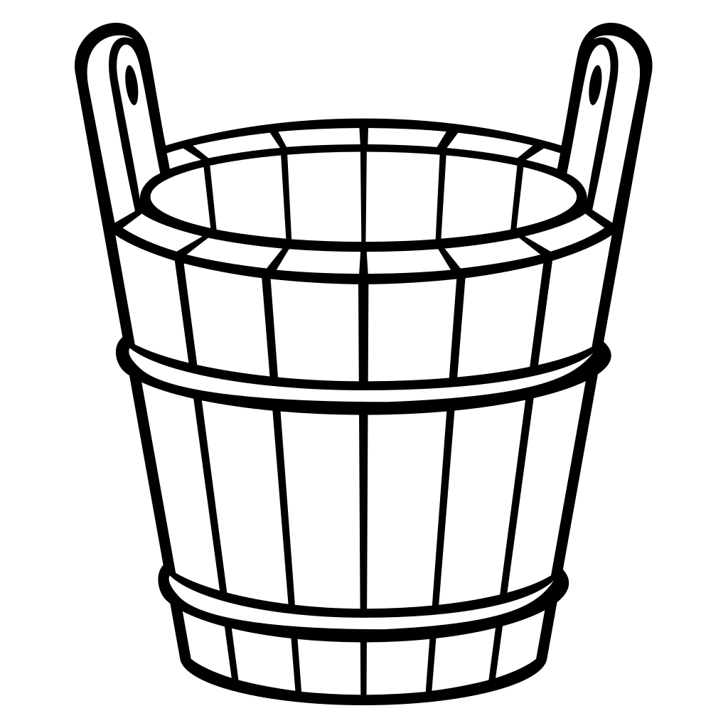 Creative wooden bucket design for cutting machine projects
