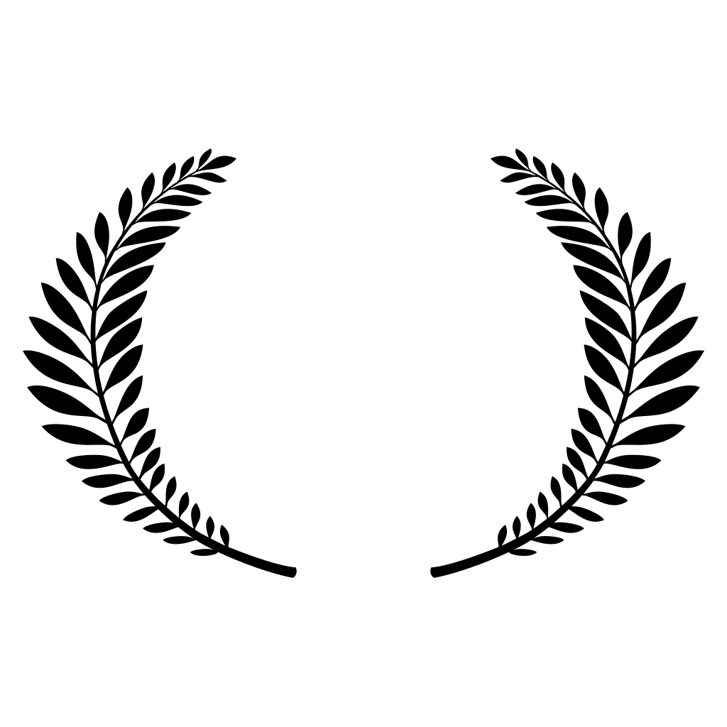 Elegant laurel wreath design for creative projects