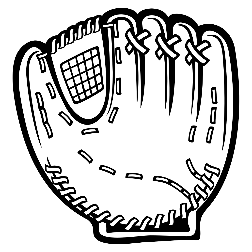 Creative vector design of a baseball glove for cutting machines