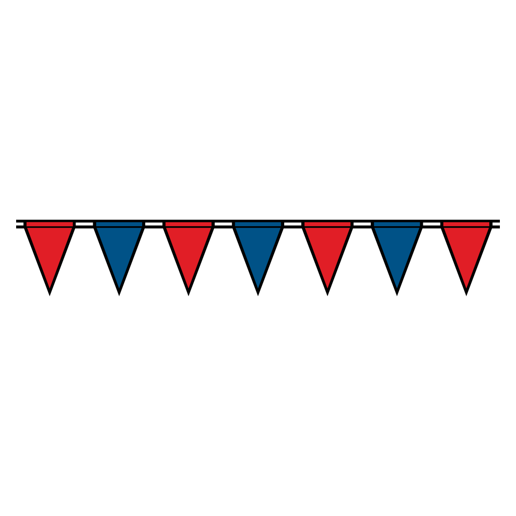 Celebratory party flag design for festive occasions