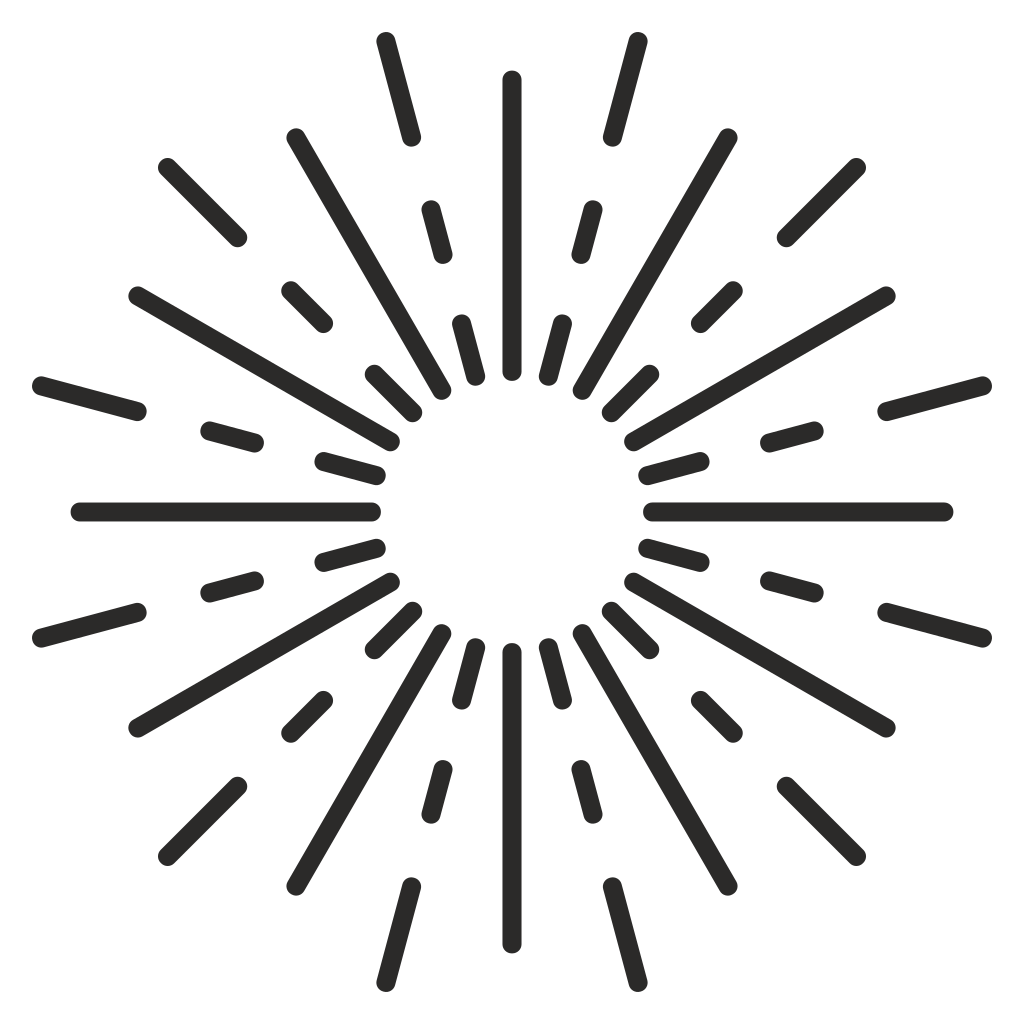 Stylish sunburst design for creative crafting projects
