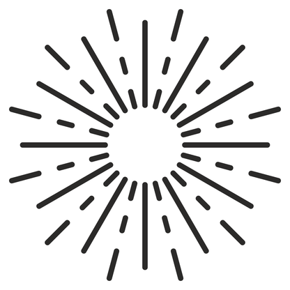 Stylish sunburst design for creative crafting projects