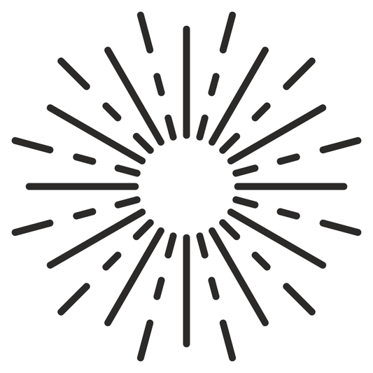 Stylish sunburst design for creative crafting projects