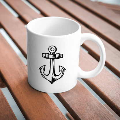 Stylish anchor design in vector svg format for cutting machines