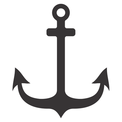 Nautical anchor vector design for crafting enthusiasts