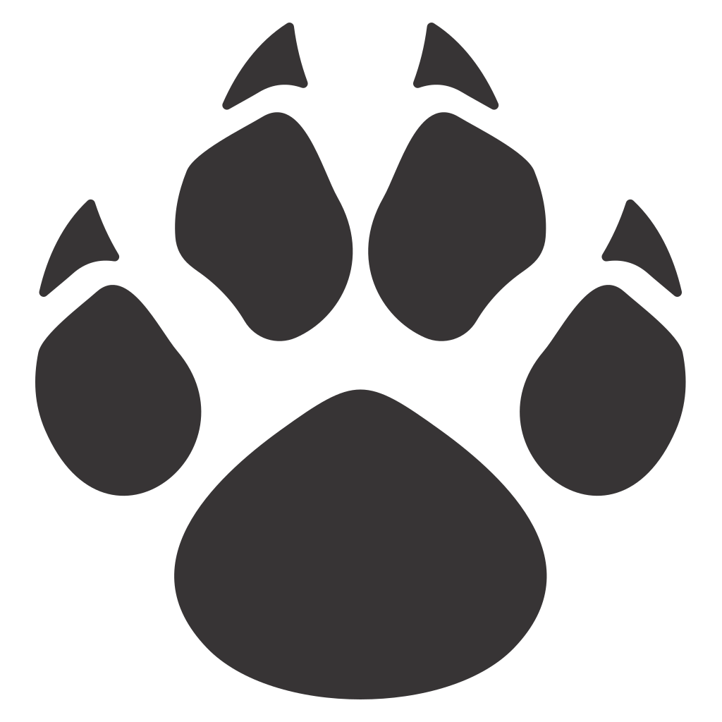 Stylish paw print design for creative crafting projects