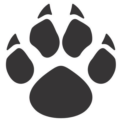 Stylish paw print design for creative crafting projects