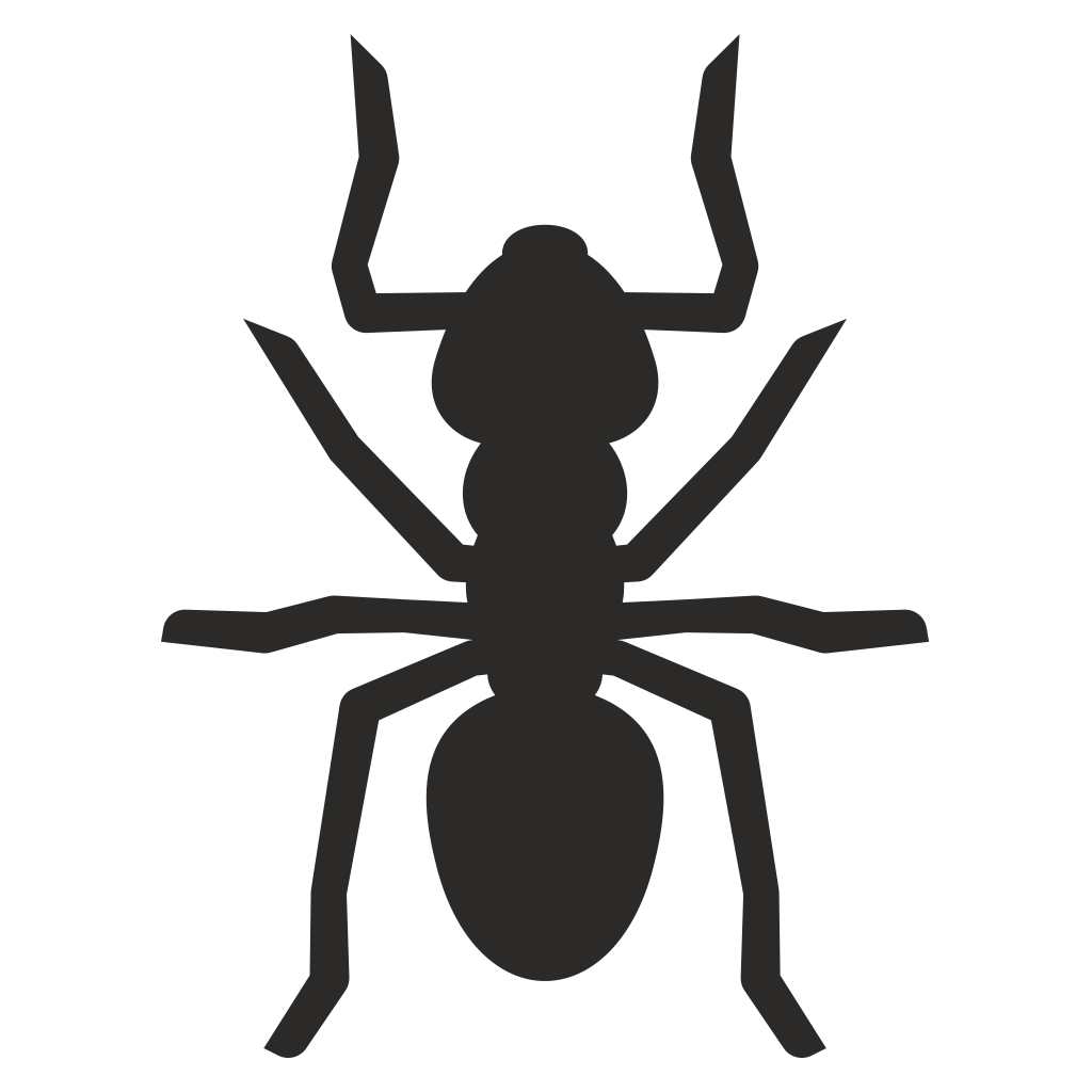 Intricate ant design for cutting machines and crafts