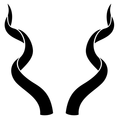 Unique vector horns design for cutting machine projects