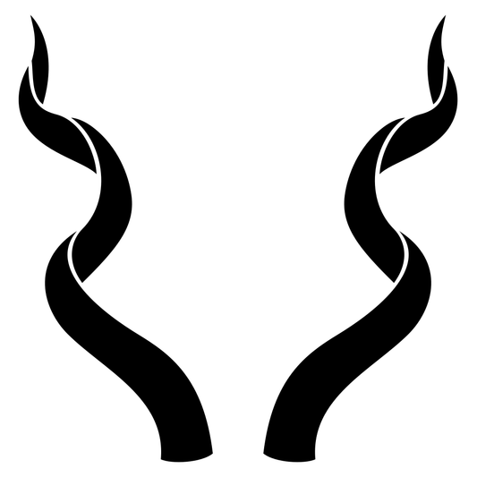 Unique vector horns design for cutting machine projects