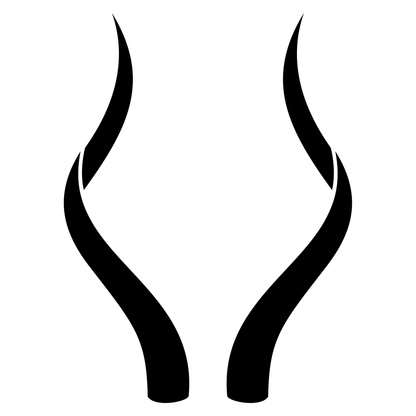 Elegant antelope horns design for creative projects