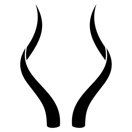 Elegant antelope horns design for creative projects