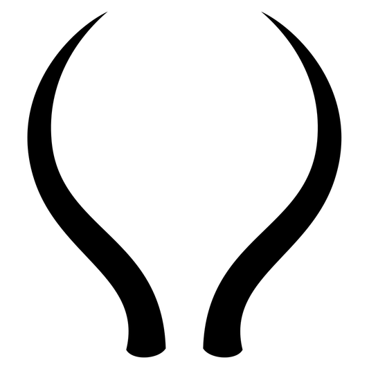 Unique vector design of antelope horns for creative projects