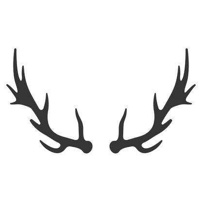 Creative vector design featuring artistic antlers for crafting