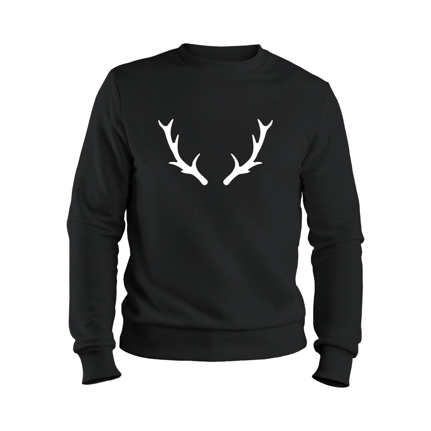 Unique deer antler silhouette design for crafting projects