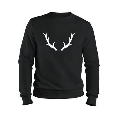 Unique deer antler silhouette design for crafting projects