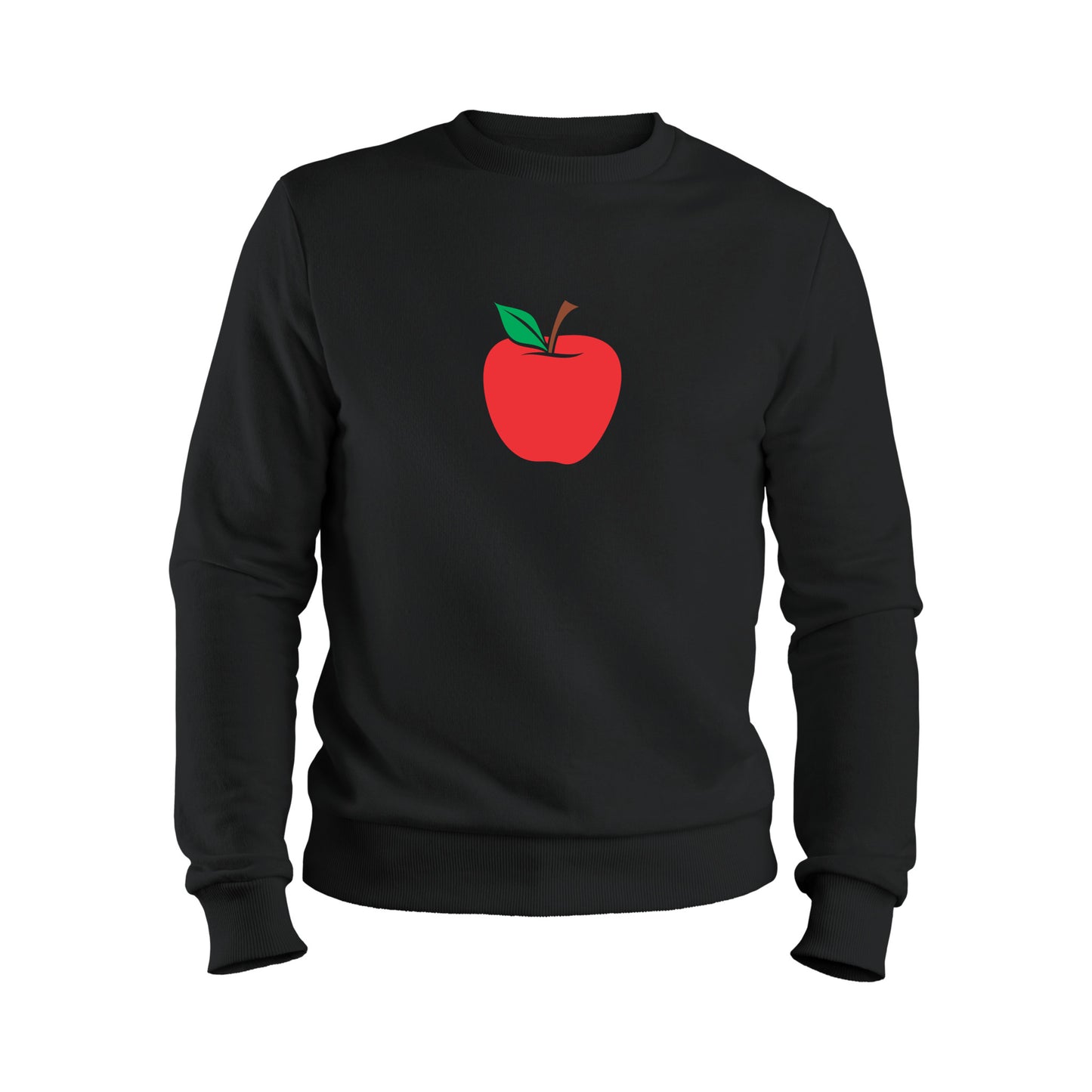 Vibrant red apple vector design for cutting projects