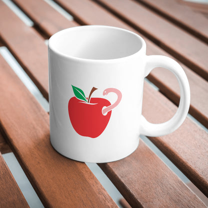 Creative vector design of an apple with a playful twist