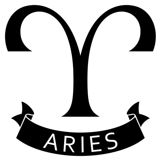 Stylish Aries symbol design for creative cutting projects