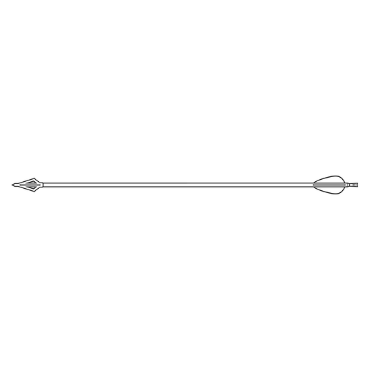 Stylish black and white arrow vector for cutting machines