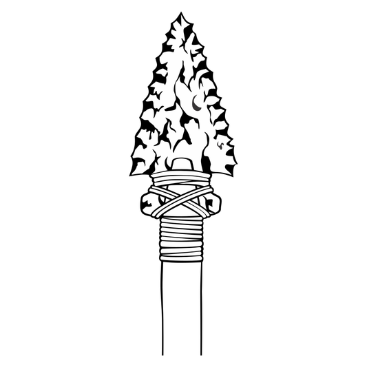 Creative black and white arrow design for crafting projects