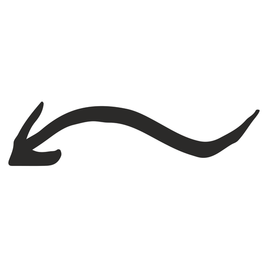 Curvy arrow design for creative cutting machine projects
