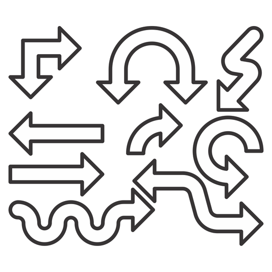 Creative vector arrows for cutting machine designs