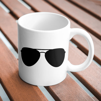 Creative aviator sunglasses vector design for crafting