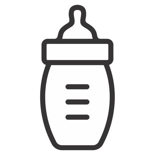 Creative vector svg for baby bottle design perfect for crafting