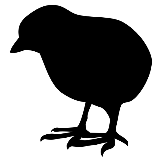 Unique chick silhouette design for creative projects