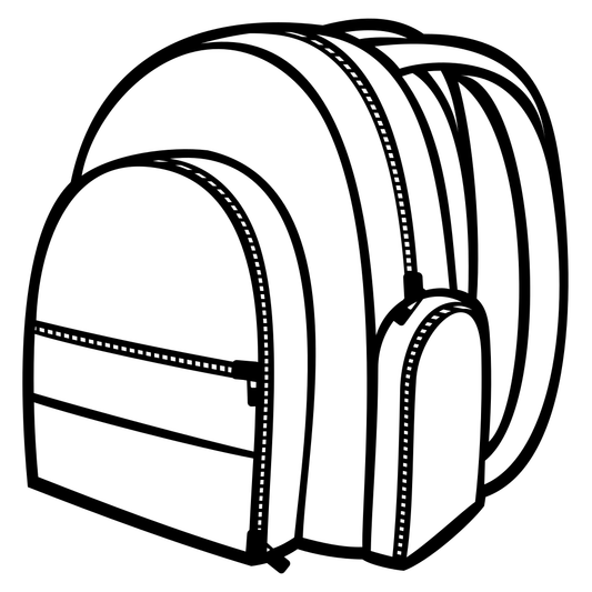 Chic backpack for cutting machines and crafting