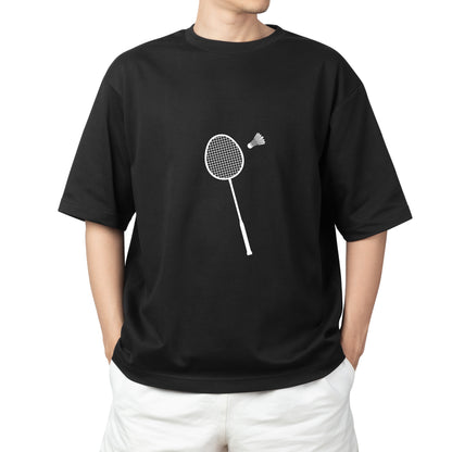 Badminton racket and shuttlecock design for crafting