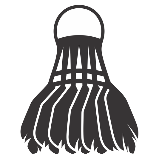 Design for badminton shuttlecock vector for cutting machines
