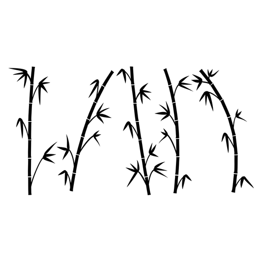 Elegant bamboo stems design for crafting projects