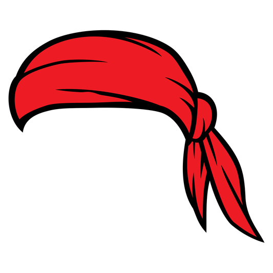 Stylish red headband design for crafting projects