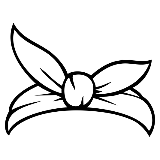 Unique black and white bandana design for cutting machines