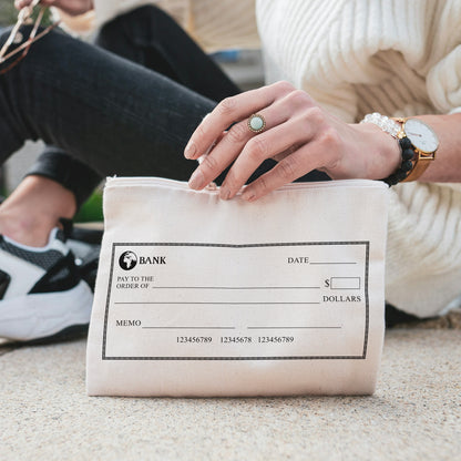 Design for bank check vector suitable for cutting machines