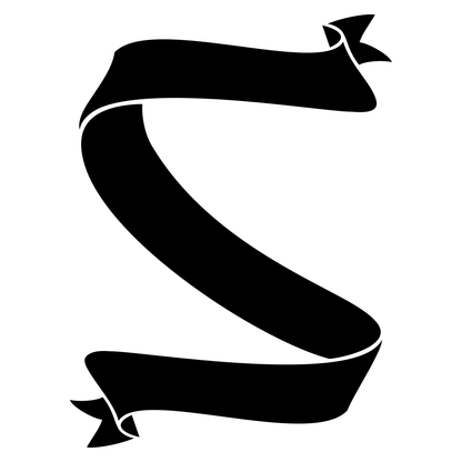 Elegant black ribbon design for creative projects and crafts