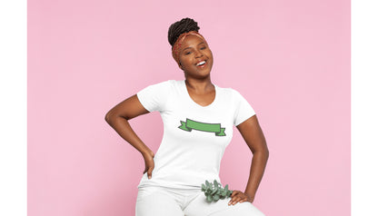 Creative green ribbon design for crafting projects