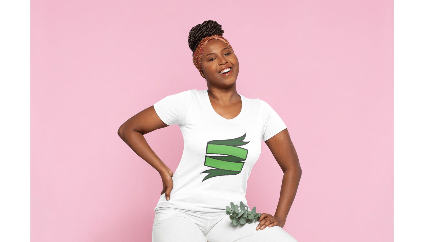 Creative green ribbon design for cutting machines