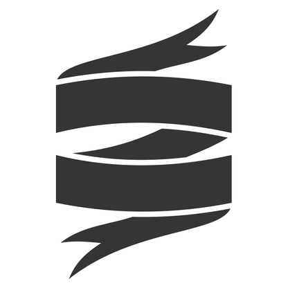 Stylish ribbon design for cutting machine projects