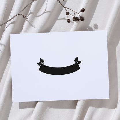 Creative black banner set for crafting and decoration projects
