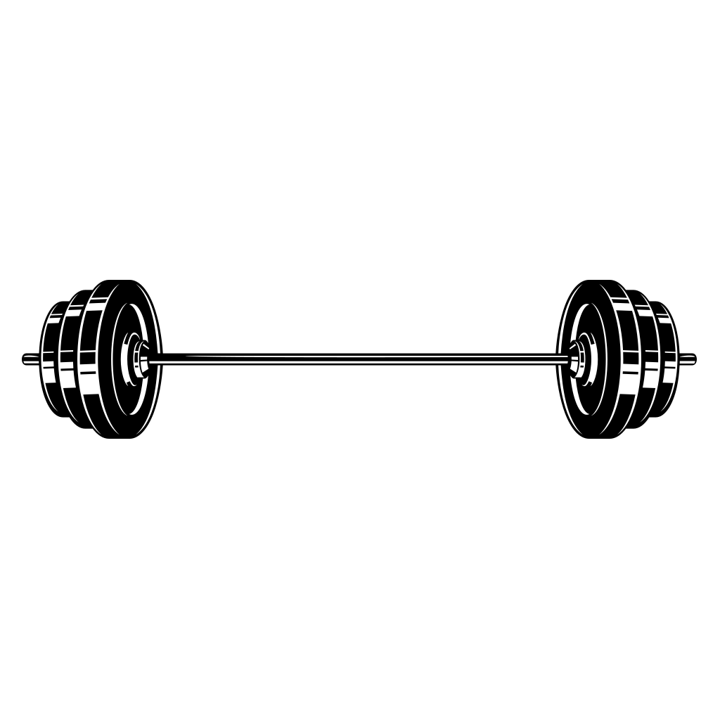 Vector design of a barbell weight for cutting use