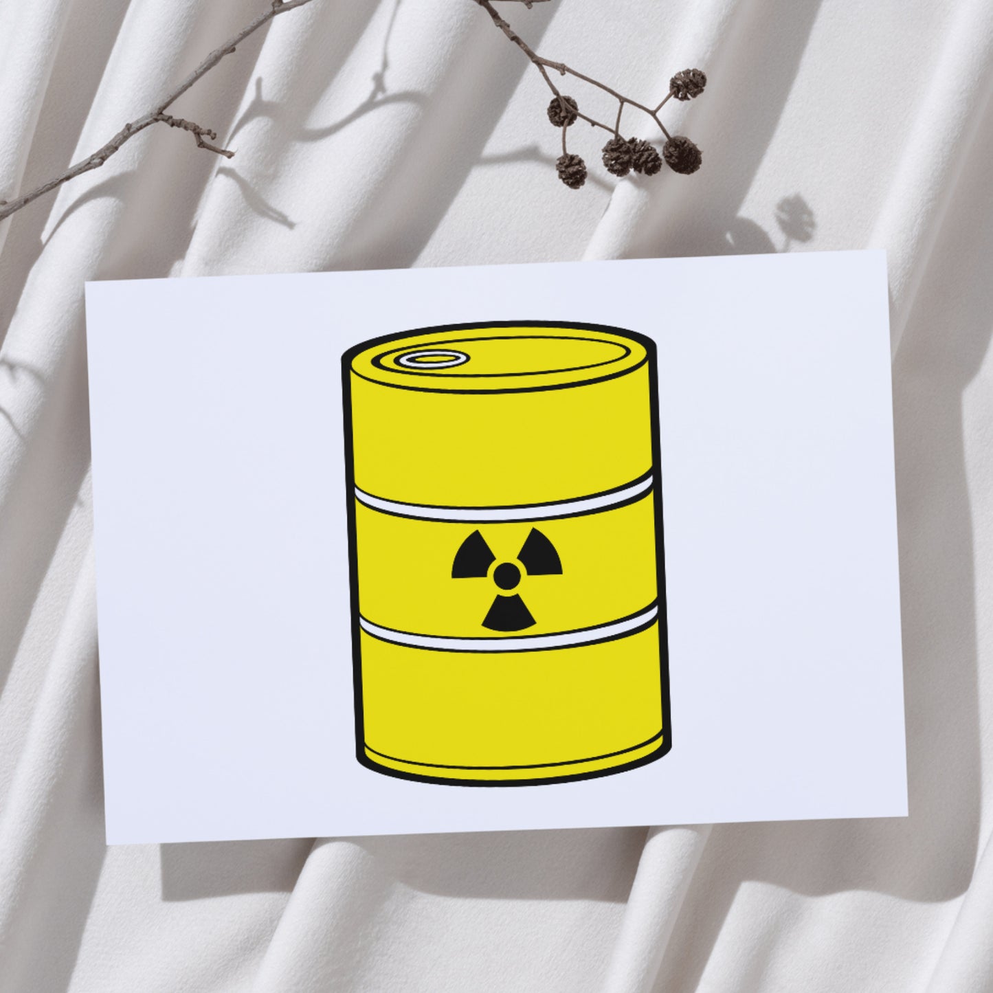 Vector design of nuclear waste barrels for cutting machines