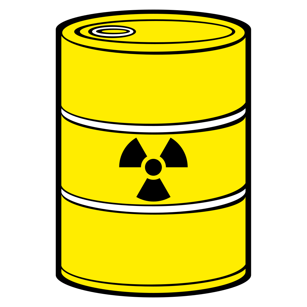 Vector design of nuclear waste barrels for cutting machines