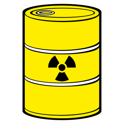 Vector design of nuclear waste barrels for cutting machines