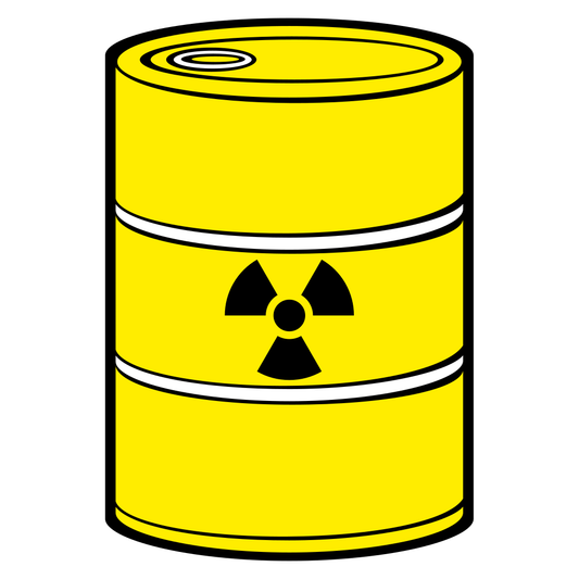 Vector design of nuclear waste barrels for cutting machines