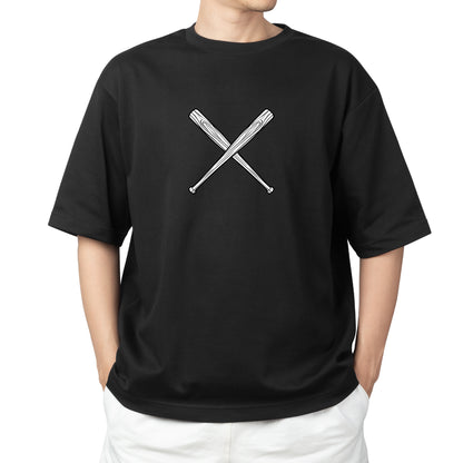 Stylish black baseball bats ready for creative projects